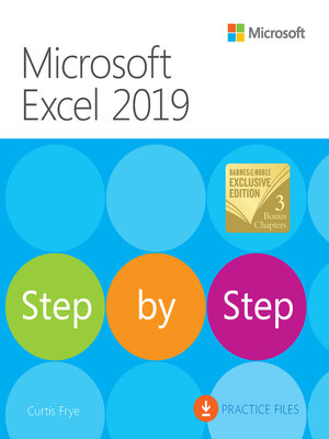 cover image of Microsoft Excel 2019 Step by Step